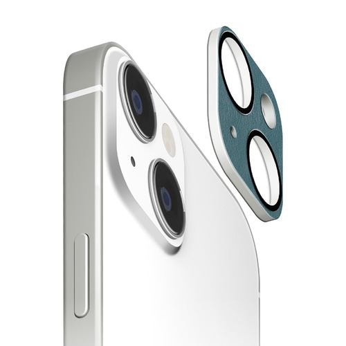 PGA PG-23ACLG19BL iPhone15 iPhone15Plus カメラフルプロテクター Premium Style PVCレザー／ブルー PG23ACLG19BL