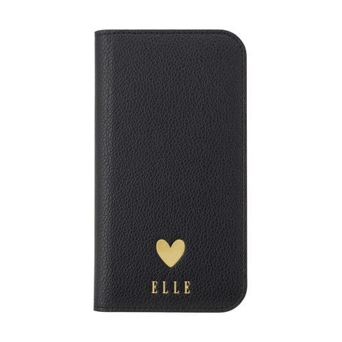 ELLE Folio Case for iPhone 15 [ Black ] ELBLKIPFL2361 ブラック