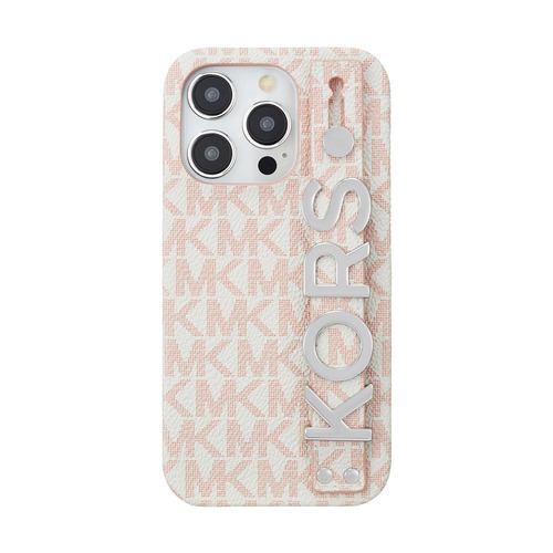 MICHAEL KORS Slim Wrap Case Stand & Ring for iPhone 15 Pro [ Soft Pink ] MKSRSFPWPIP2361P ピンク