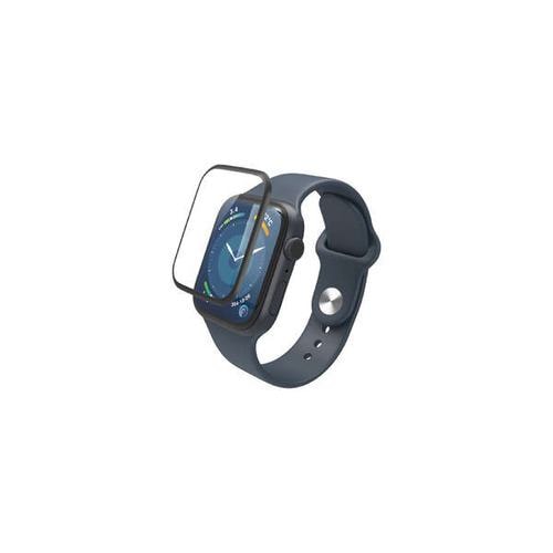 エレコム AW-23AFLGARR Apple Watch Series 2023 45mm フルカバーガラスフィルム AR 高透明 防指紋