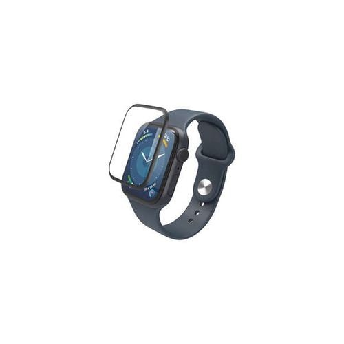 エレコム AW-23AFLGGRJ Apple Watch Series 2023 45mm フルカバーガラスフィルム 高透明 治具付