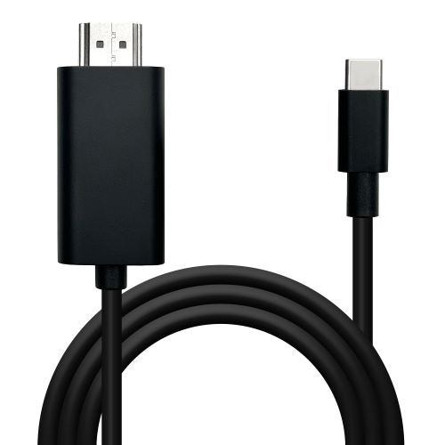 ラスタバナナ R25CACH02BK USB-C to HDMI 変換ケーブル 2.5m 4K対応 ブラック