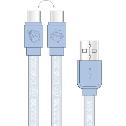 グルマンディーズ CK-37B ちいかわ USB Type-C対応 同期＆充電ケーブル ハチワレ