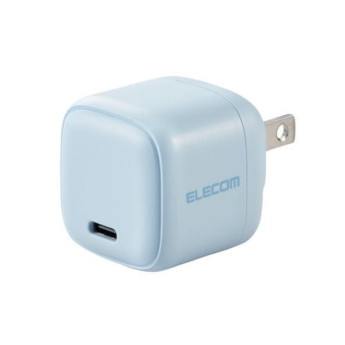 エレコム MPA-ACCP7320BU USB Power Delivery 20W AC充電器(USB Type-C×1) スマホ・タブレット対応 ブルー