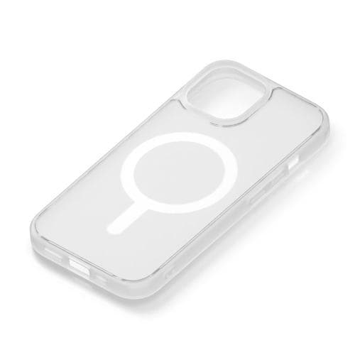 PGA PG-23AMGPT02WH iPhone 15／14／13用 MagSafe対応 ハイブリッドケース マット／ホワイト