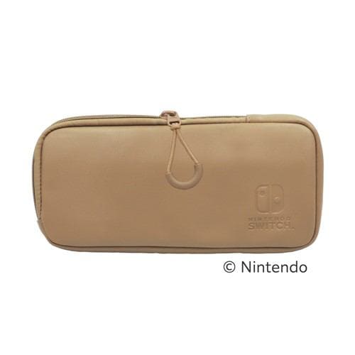 Nintendo Switch専用スマートポーチPU モカ HACP-10MC