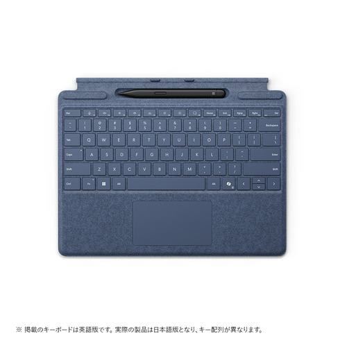 Microsoft 8X6-00209 Surface Pro キーボード（ペン収納付き／スリム ペン付き） タイプ カバー サファイア