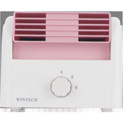 【アウトレット超特価】廣華物産 DF223SC デスクファン WINTECH  ピンク