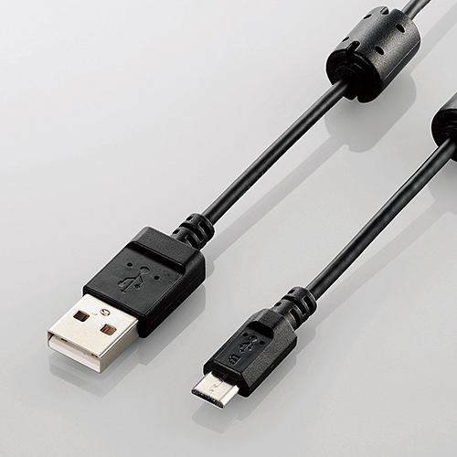 エレコム カメラ接続用USBケーブル(micro-Bタイプ) 0.5m DGW-AMBF05BK