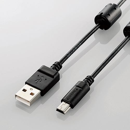 エレコム カメラ接続用USBケーブル(mini-Bタイプ) 0.5m DGW-MF05BK