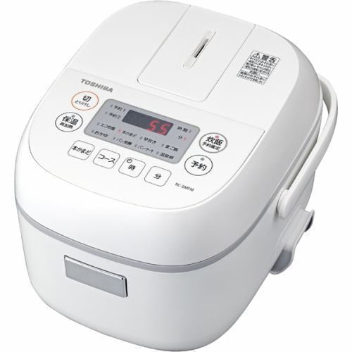 東芝 RC-5MFM(W) マイコン炊飯器 3合炊き ホワイト 3合 | ヤマダ