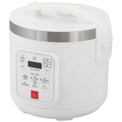 炊飯器 石崎電機製作所 SRC500PW 低糖質炊飯器 5合炊き 5合 | ヤマダ 