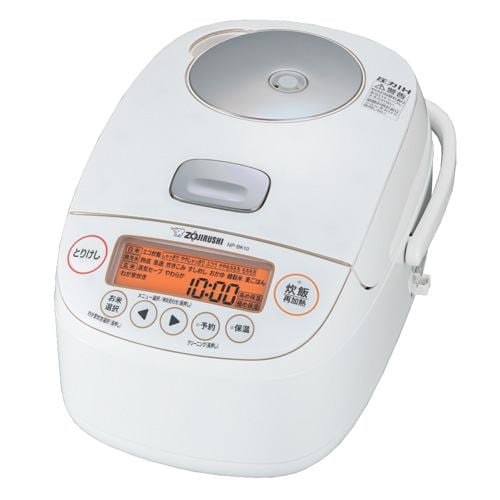 炊飯器 象印 NP-BK10-WA 圧力IH炊飯器 5.5合炊き ホワイト 5.5合