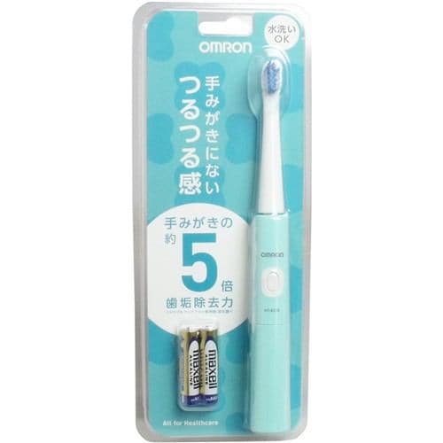 オムロン HT-B210-G 音波式電動歯ブラシ ミントグリーン
