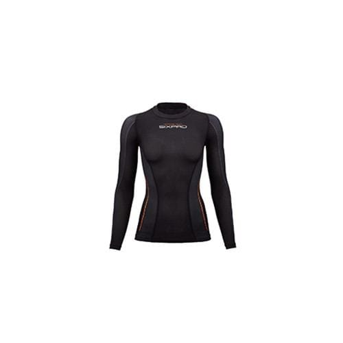 MTG SP-TL2312F-WM Training Suit Long Sleeve Top 女性Mサイズ SIXPAD  ブラック