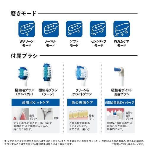 パナソニック EW-DP56-A 音波振動ハブラシ ドルツ 電動歯ブラシ