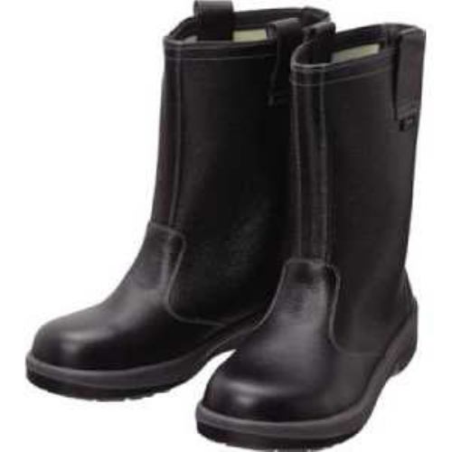 【クリックでお店のこの商品のページへ】シモン 安全靴 半長靴 7544黒 26.5cm