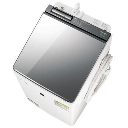 シャープ ES-PU11C-S 縦型洗濯乾燥機 （洗濯11.0kg／乾燥6.0kg） シルバー系