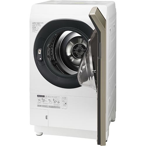 シャープ ES-G111-NR ドラム式洗濯乾燥機 (洗濯11.0kg ／乾燥6.0kg・右 ...