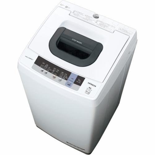 日立 NW-50C 全自動洗濯機 (洗濯5.0kg) ピュアホワイト | ヤマダウェブコム