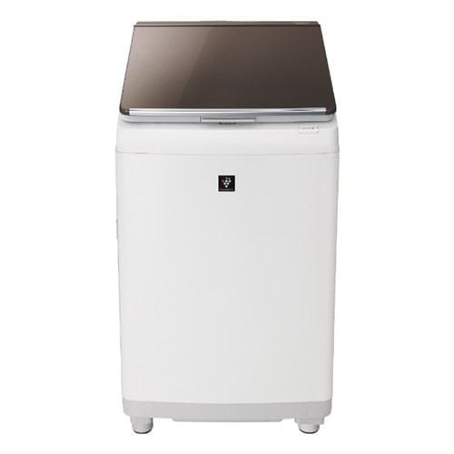 シャープ ES-PT10D-T 縦型洗濯乾燥機 ブラウン系(洗濯10kg、乾燥5.0kg ...