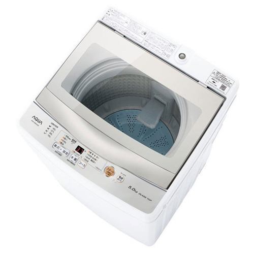 驚きの値段 AQUA AQW-GS50J W 簡易乾燥機能付き洗濯機 定番の冬ギフト ホワイト 洗濯5.0kg