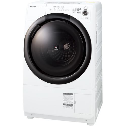 シャープ ES-H10C-WR ドラム式洗濯乾燥機 (洗濯10.0kg ／乾燥6.0kg・右 ...