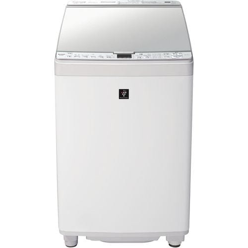 シャープ　ESPX8F　縦型洗濯乾燥機　ステンレス穴なし槽　(洗濯8.0kg　乾燥4.5kg)　ホワイト系