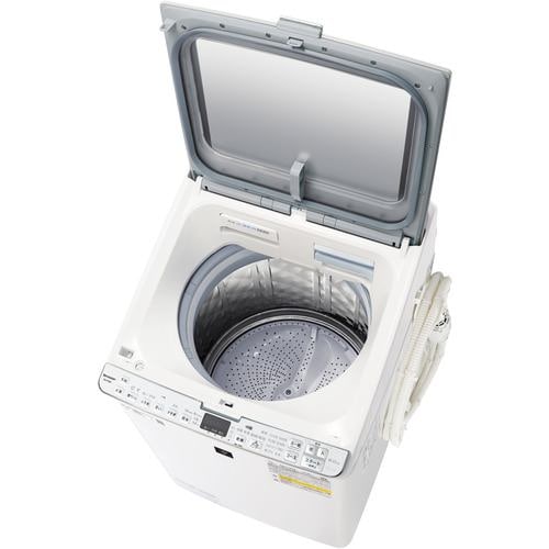 シャープ ES-PX8F 縦型洗濯乾燥機 ステンレス穴なし槽 (洗濯8.0kg 