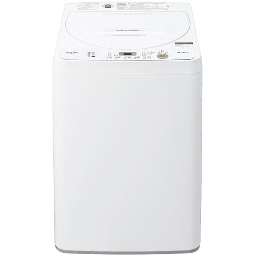 シャープ　ESGE4F　全自動洗濯機　ステンレス槽　洗濯4.5kg　ベージュ系