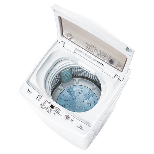 アクア AQW-S7M 全自動洗濯機 (洗濯7.0kg) ホワイト：家電,デジカメ 