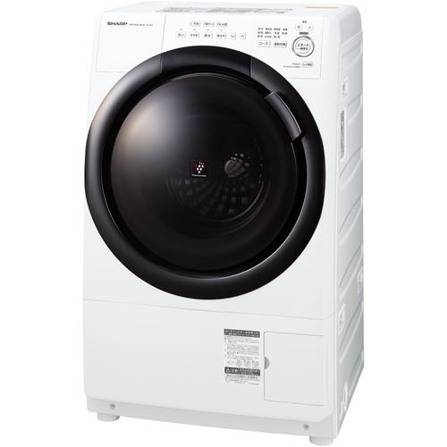 地域限定送料込み　ドラム式洗濯乾燥機　シャープ　ES-S7G-WL通常は軒下配送となります