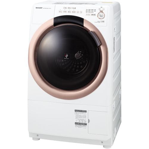 シャープ ES-S7G ドラム式洗濯乾燥機 (洗濯7kg・乾燥3.5kg) 左開き NL 