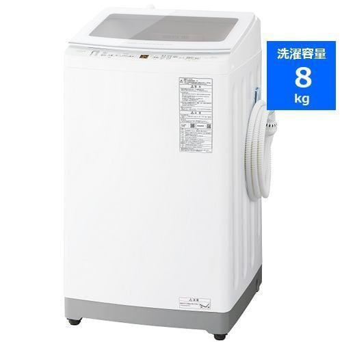 AQUA AQW-V8P(W) 全自動洗濯機 V series 8kg ホワイト AQWV8P(W 