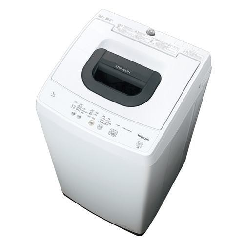 日立 NW-50J W 全自動洗濯機 5kg ホワイト NW50J W | ヤマダウェブコム