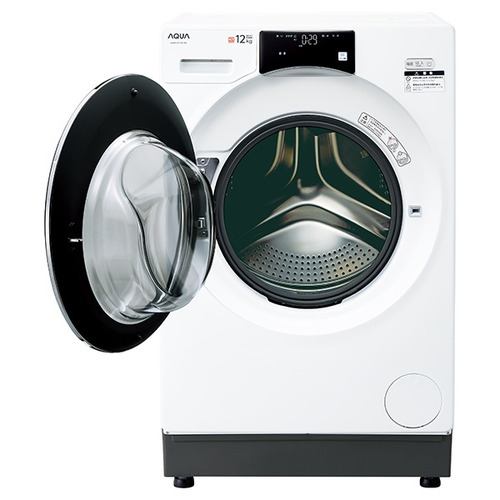 AQUA AQW-D12N(W) ドラム式洗濯乾燥機 まっ直ぐドラム 12kg／6kg
