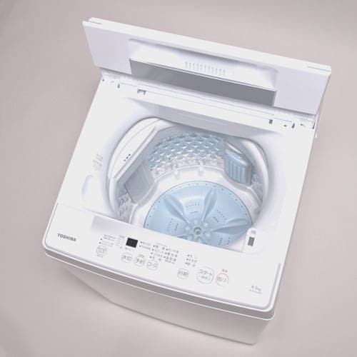 東芝 全自動洗濯機4.5kg ホワイト-