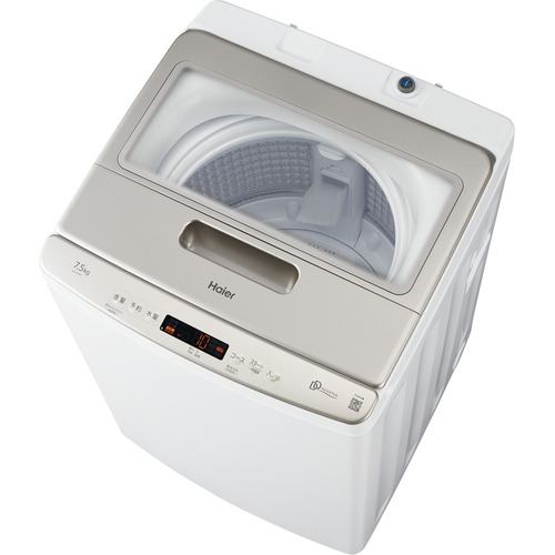 Haier JW-LD75C-W 洗濯機 7.5kg ホワイト JWLD75CW | ヤマダウェブコム