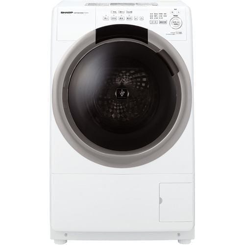 シャープ ES-S7H ドラム式洗濯乾燥機 7kg (クリスタルホワイト・右開き 