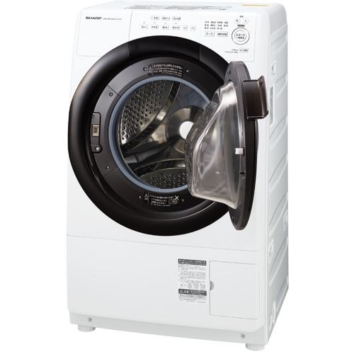 イチ押し！】シャープ ES-S7H ドラム式洗濯乾燥機 7kg (クリスタル