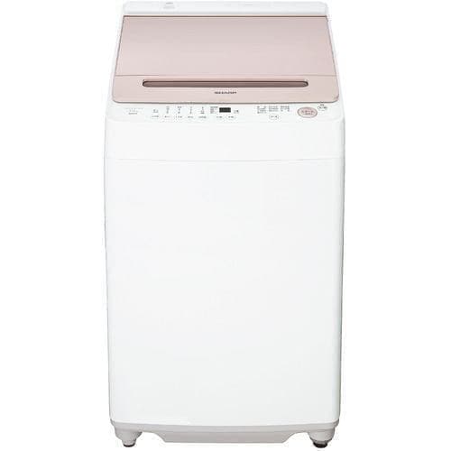 シャープ ES-GV7H インバーター洗濯機 ステンレス穴なし槽 7kg ピンク