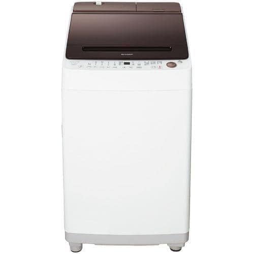【推奨品】シャープ ES-SW11H インバーター洗濯機 ステンレス穴なし槽 11kg ダークブラウン