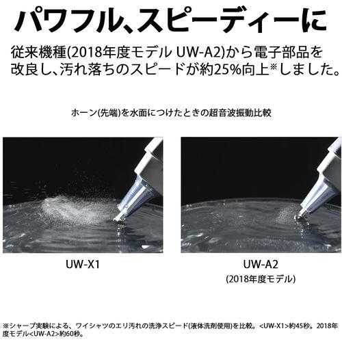 シャープ UWX1 超音波ウォッシャー S | ヤマダウェブコム