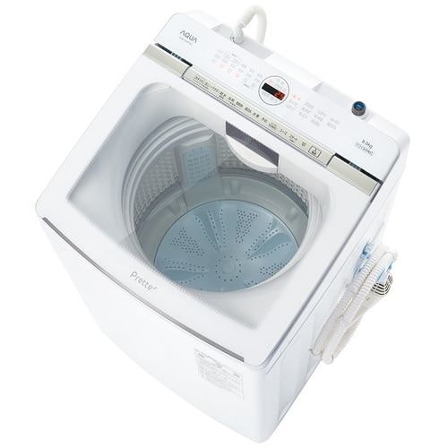 AQUA 8kg全自動洗濯機 Prette(プレッテ) ホワイト