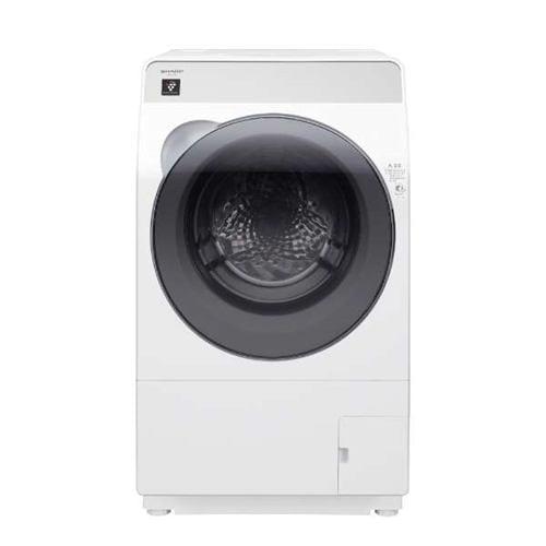 【推奨品】シャープ ES-K10B ドラム式洗濯乾燥機 (洗濯10.0kg・乾燥6.0kg・右開き) クリスタルホワイト
