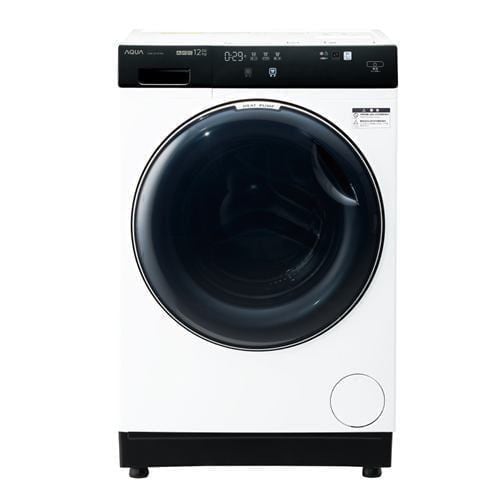 【推奨品】AQUA AQW-DX12P(LW) ドラム式洗濯乾燥機 まっ直ぐドラム2.0 12kg／6kg ホワイト