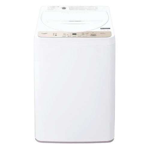 シャープ ES-GE6H 全自動洗濯機 6.0kg ゴールド系