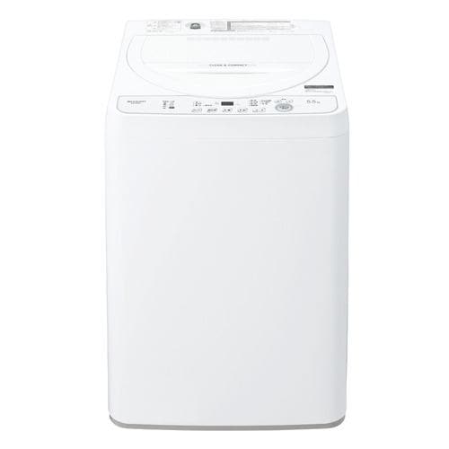 シャープ ES-GE5H 全自動洗濯機 5.5kg ホワイト系 | ヤマダウェブコム