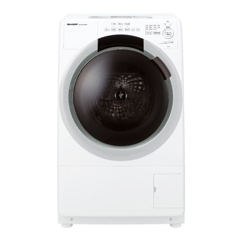 シャープ ES-S7J ドラム式洗濯乾燥機 (洗濯7.0kg・乾燥3.5kg・左開き) クリスタルホワイト ESS7J