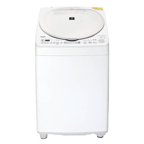SHARP ES-TX8J-W 縦型乾燥洗濯機 8kg 上開き ヒータ乾燥 ホワイト系